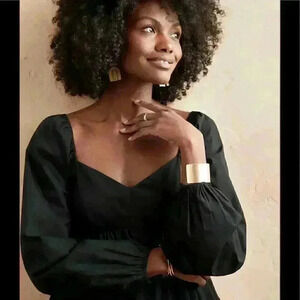 Banana Republic Poplin Babydoll Blouse